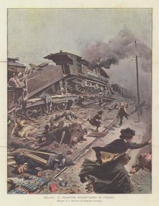 Belgien, skovbanekatastrofen af Achille Beltrame