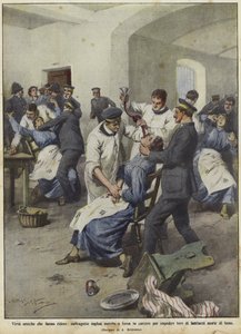 Britiske suffragetter bliver tvangsfodret i fængsler