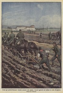 Ligesom de gamle romere, sværdet ved siden af ​​sværdet af Achille Beltrame
