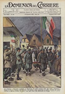Med en original og stemningsfuld ceremoni, Madonninaen af ​​grænsesoldaterne i de Julianske Alper?