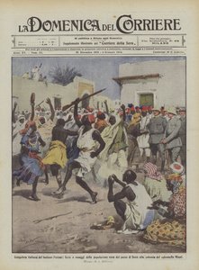 Italiensk erobring af det fjerne Fezzan, festligheder og hyldester fra den sorte befolkning i Brak ?