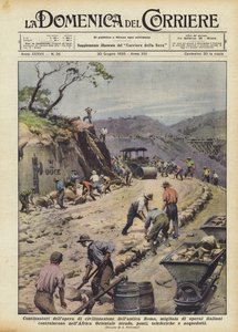 Fortsættere af civilisationens arbejde i det gamle Rom, tusindvis af italienske arbejdere?