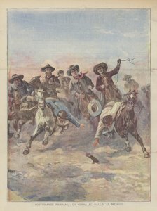 Påskekostumer, Race To The Rooster, Mexico af Achille Beltrame