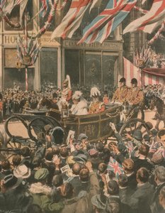 Forsideillustration af kong George V
