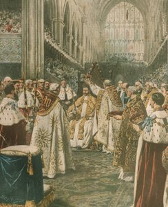 Omslagsillustration af kong George V