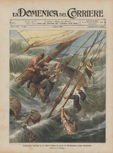 Dramatisk forlis af et italiensk fiskerfartøj i Middelhavet nær Alexandria