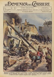 Fandt de spanske nationale tropper landene under den sejrrige fremrykning ind i Catalonien? af Achille Beltrame