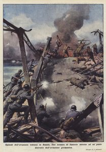 Episoder af tyskerne rykker ind i Rusland af Achille Beltrame