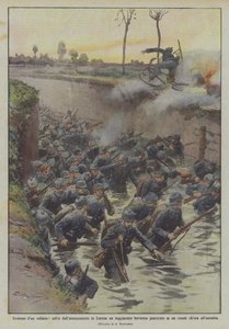 En soldats heltemod, redde et gennemtrængt bayersk regiment fra at drukne i Lorraine?