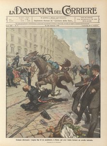 Uheldigt heltemod, tragisk afslutning for en carabiniere i Rom for at ville stoppe en vred hest