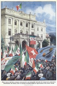 Fiume ancora una volta proclama solennemente la sua indomabile italianita 