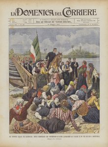 Agrarstrejker i Mantua, strejkende kvinder, der forhindrer andre arbejdere?
