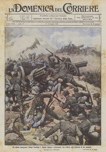 Alpetropperne stormer Malga Fossetta og Monte Magari og erobrer blandt andet et batteri på seks kanoner