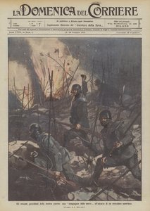 Vores krigs daglige heltemod, et selskab af død ved angrebet af et østrigsk hegn