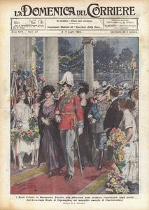 De kongelige af Italien i Danmark af Achille Beltrame