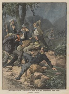 Smuglerdramaer, vice-brigadegeneral står alene over for ni smuglere ved den schweiziske grænse