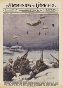 Fjenderne, der kommer fra himlen af Achille Beltrame