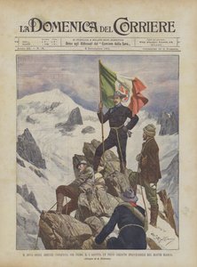 Duca Degli Abruzzi var den første til at erobre den 5. august en top, der menes at være utilgængelig på Mont Blanc