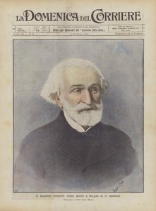 Maestro Giuseppe Verdi, døde i Milano den 27. januar af Achille Beltrame