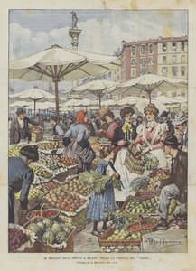 Frugtmarkedet i Milano, ved La Colonna Del Verzee
