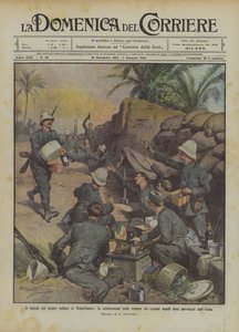Vores soldaters jul i Tripolitania, fejringen i skyttegravene med masser af sapiens ?