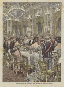 Gallafrokosten på Quirinale til ære for Loubet, The Moment of Toasts