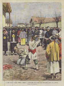 Den første strafferetlige lov i Beijing, ambassadørens halshugning af morderen? af Achille Beltrame