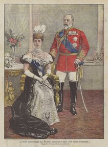 Prins Albert Edward og prinsesse Alexandra af Wales, New Sovereigns of England