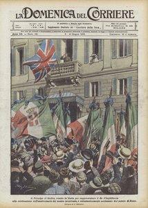 Prinsen af ​​Wales, som kom til Italien for at repræsentere kongen af ​​England ved fejringen?
