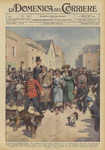 Processionen af ​​levende fænomener af Achille Beltrame