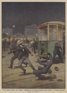 Den grusomme forbrydelse i Genova, to apacher fra Marseille, der af ondskab dræber fire mennesker? af Achille Beltrame
