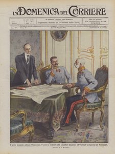 Det alvorlige politiske øjeblik, kejseren, den arvelige ærkehertug og kansleren diskuterer ?
