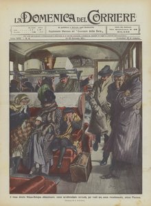 Det direkte tog Milano-Bologna, der blev indstillet i 20 timer på grund af kraftigt snefald?