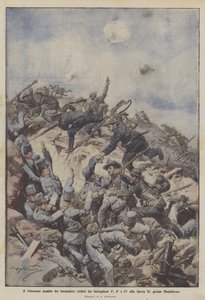 Bersaglieri-cyklisternes sejrrige angreb fra 3., 4. og 11. bataljon ved Quota 85 i nærheden af Monfalcone