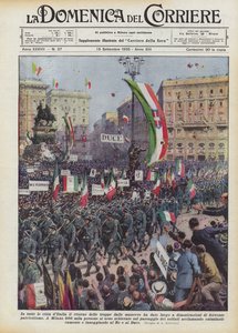 Har troppernes tilbagevenden fra manøvrerne givet anledning til demonstrationer i alle Italiens byer? af Achille Beltrame
