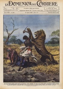 En heroisk handling af barnebarnskærlighed fandt sted i en busk nær Lebi Scebeli i Somalia.