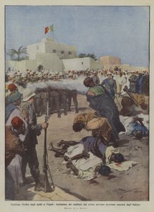 Forræderisk arabisk oprør i Tripoli, nedskydning af forrædere, der tidligere havde accepteret ?