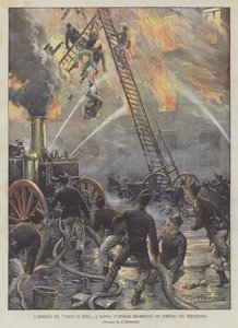 The Fire Of The Banco Di Pieta i Napoli, den dramatiske episode af The Rushing Firefighters