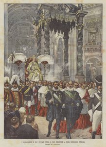 Kroningen af ​​Pius X i St. Peter
