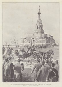 Indvielsen af ​​Monumentet af St Stephen i Tyrkiet af Achille Beltrame