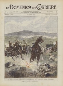 Anglo-boerkrigen, tab af britisk artilleri i slaget ved Colenso (14. december) af Achille Beltrame
