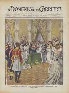 Den højtidelige ceremoni for rogation af prinsesse Jolanda-Margheritas fødselsattest?