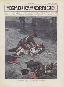 Tragedien om Villa Bellocchi den 29. januar af Achille Beltrame