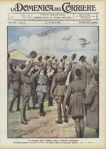 Overrækkelse af militærkorset til Gabriele d