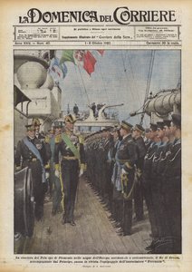 Sejlturen i Principe di Piemonte i farvandene i det vestlige og nordlige Europa