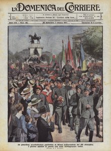 Den storladne patriotiske demonstration i Milano i anledning af den 20. september
