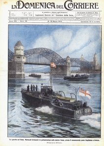 Vagten ved Rhinen af Achille Beltrame