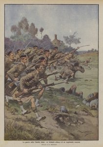 Krig i Belgisk Flandern, et strålende angreb fra et skotsk regiment