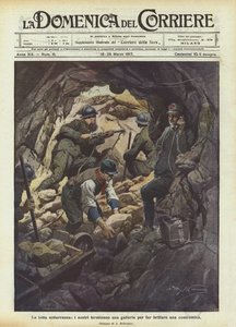 Den underjordiske kamp, ​​vores folk færdiggør en tunnel for at få en modmine til at skinne