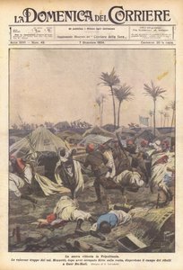 Den nye sejr i Tripolitania af Achille Beltrame